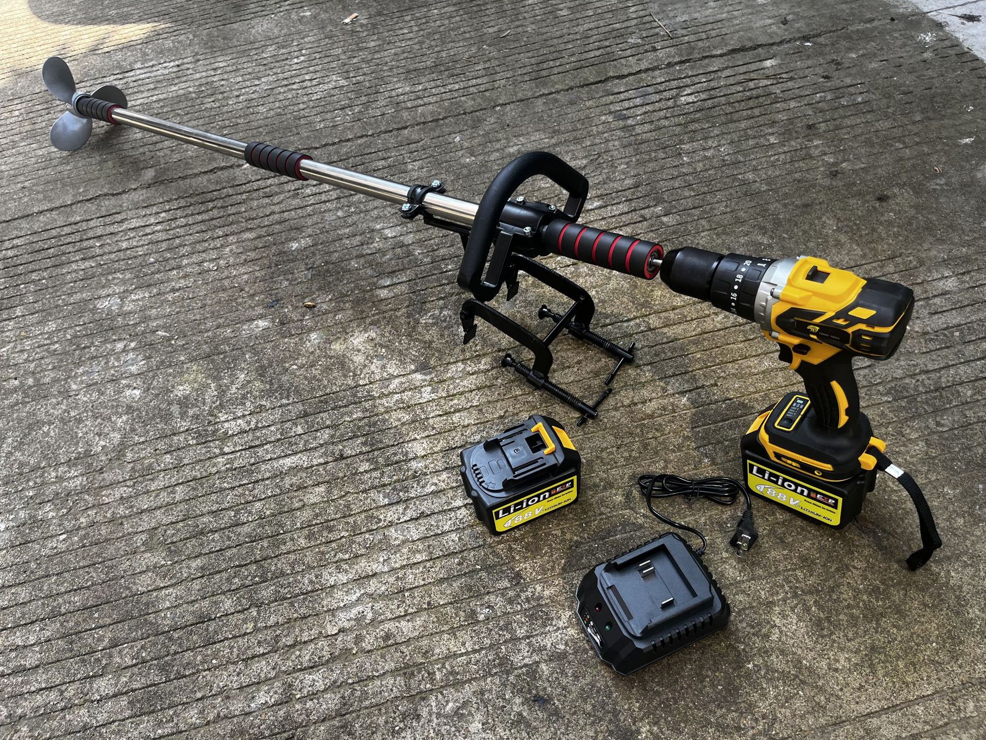 Electric Drill Manual Propelle – Fishing Kayak Trolling Motor recenzja i cena