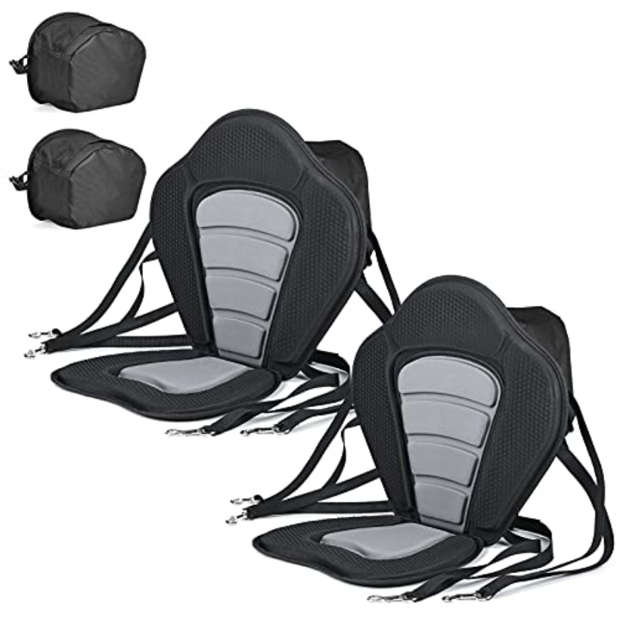Deluxe Padded Kayak Seat with  – Fishing Kayak Storage Bag recenzja i cena
