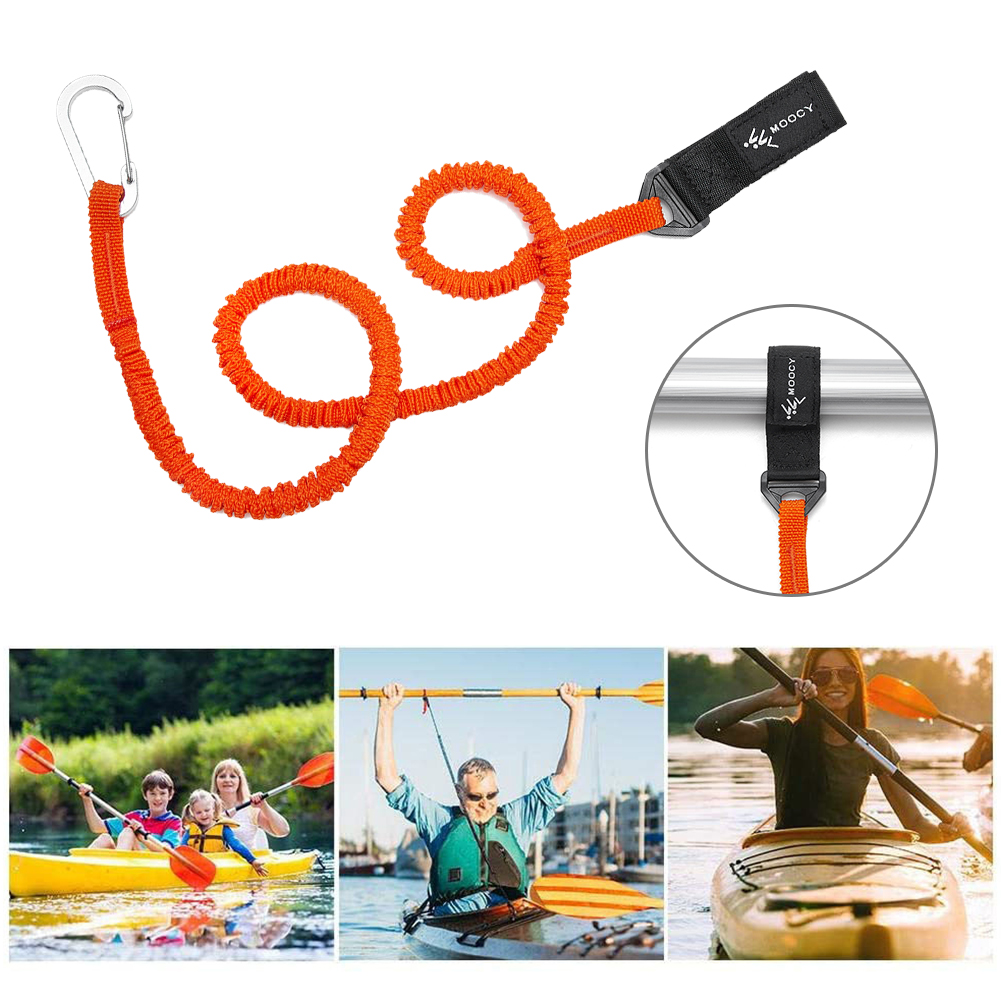 5-1PCS Elastic Kayak Canoe Pad – Fishing Kayak Paddle Leash recenzja i cena