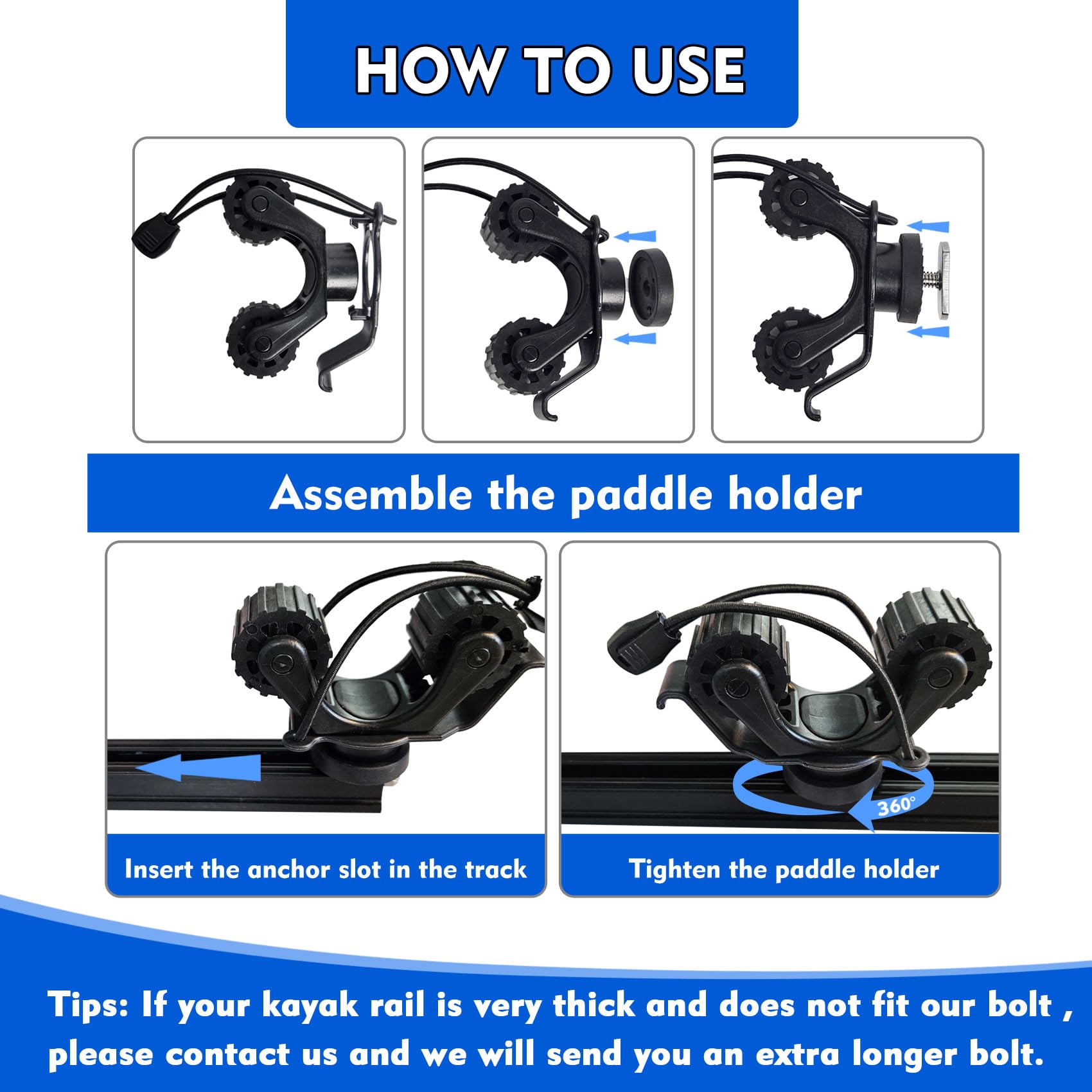 Kayak Rail Paddle Holder Kayak – Fishing Kayak Cart recenzja i cena
