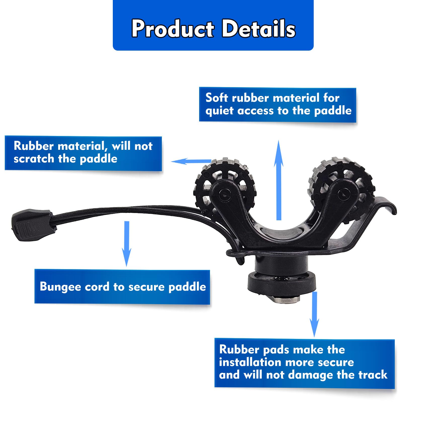 Kayak Rail Paddle Holder Kayak – Fishing Kayak Cart recenzja i cena