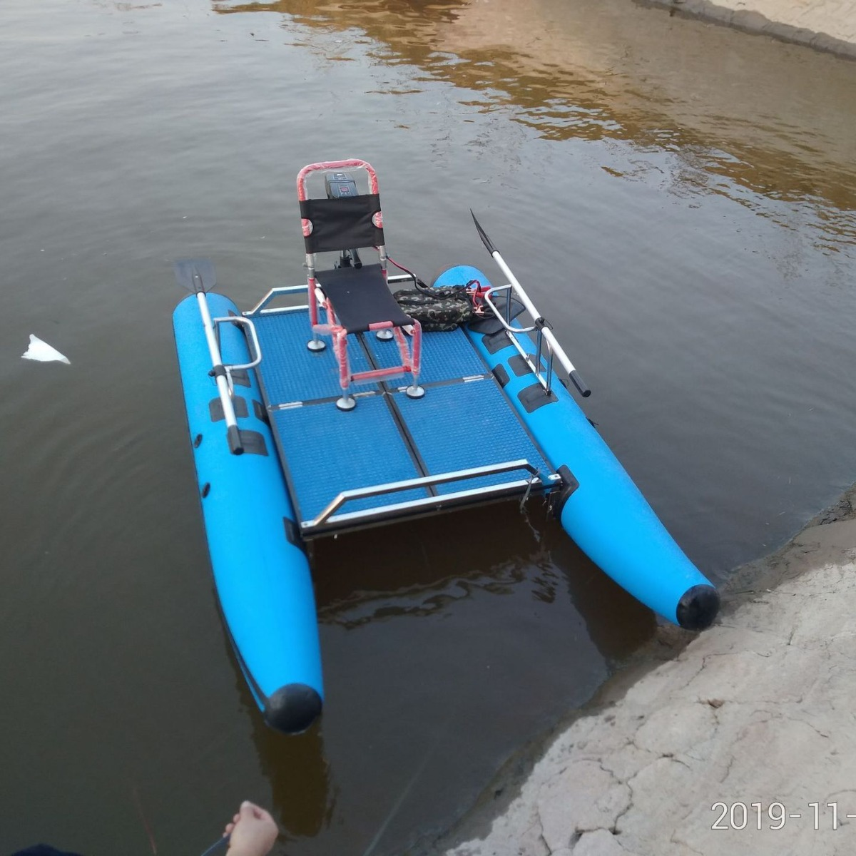 Catamaran Luya boat/raft fishi – Fishing Kayak Pedal Drive recenzja i cena