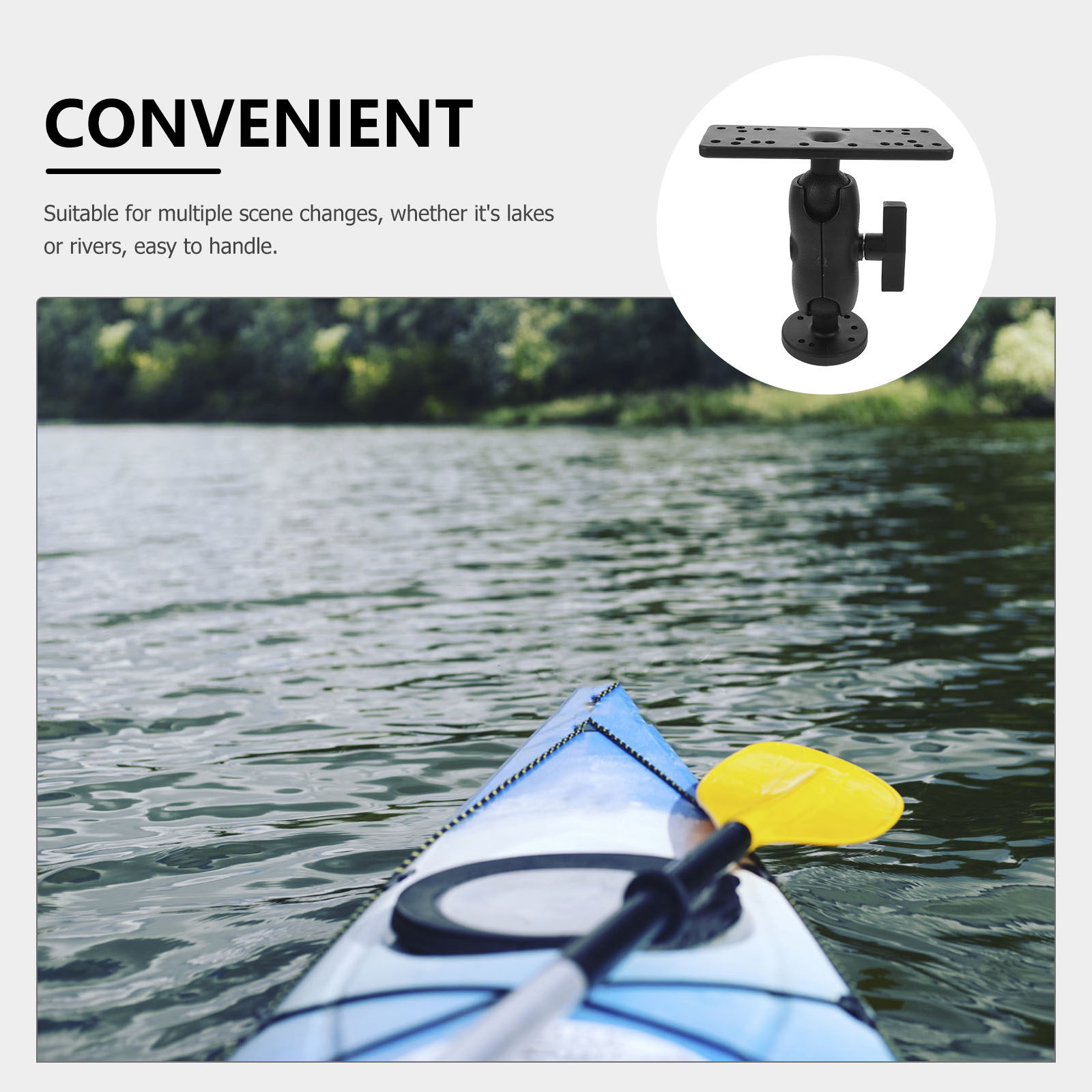 Adjustable Fishfinder Bracket  – Fishing Kayak Fish Finder Mount recenzja i cena