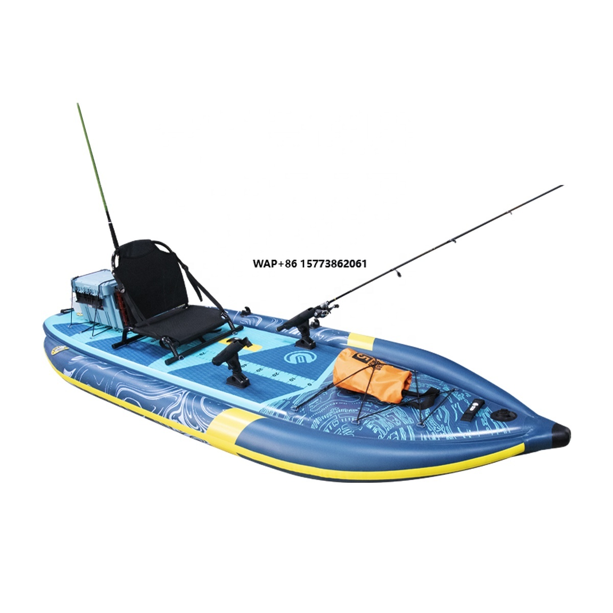 Three Air Chamber Inflatable F – Fishing Kayak Rod Holder recenzja i cena